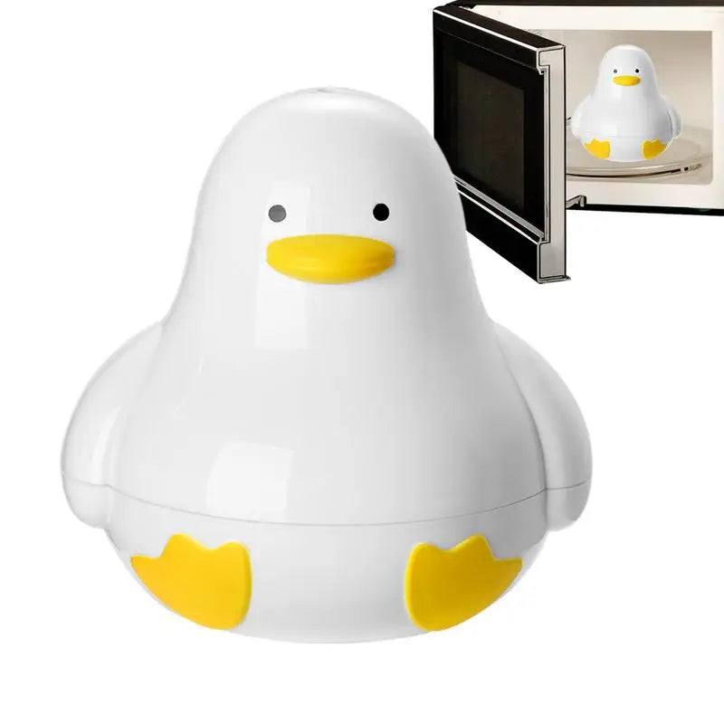 Microwave Egg Steamer 4-Capacity Breakfast Cooker Perfectly Cooked Egg Duck Shaped Microwave Cooking Accessories for Kitchen Oasis Select