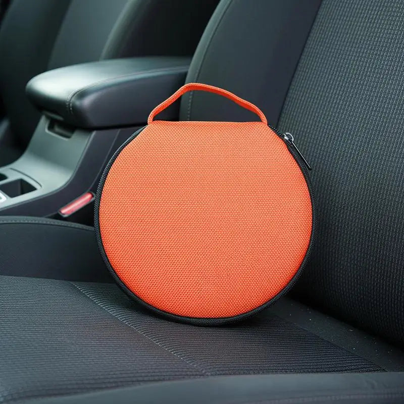 Round Oxford Cloth Zipper Storage Pouch – Travel & Home Organizer