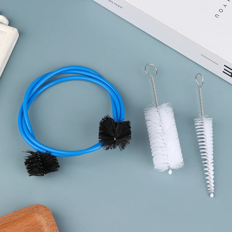 New 1 Set Trumpet Maintenance Kit Bendable Grasp Snake Brush Mouthpiece Brush Cornet Cleaning Kit Musical Instrument Accessories Oasis Select