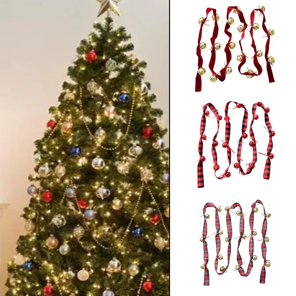 Christmas Celebration Bell String Festive String Elegant Design Lightweight And Easy To Install Multifunctional Use Oasis Select