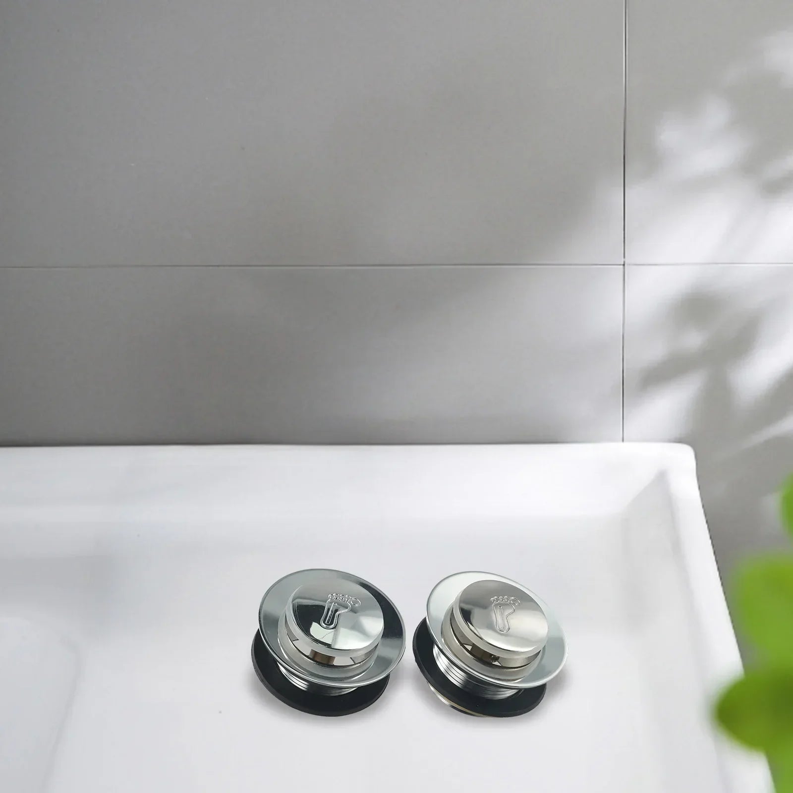 1/2x Bathroom Drian Up Shower Tub Bathtub Waste Drain Floor Drain Home Accessories Kitchen Replacement Part Oasis Select