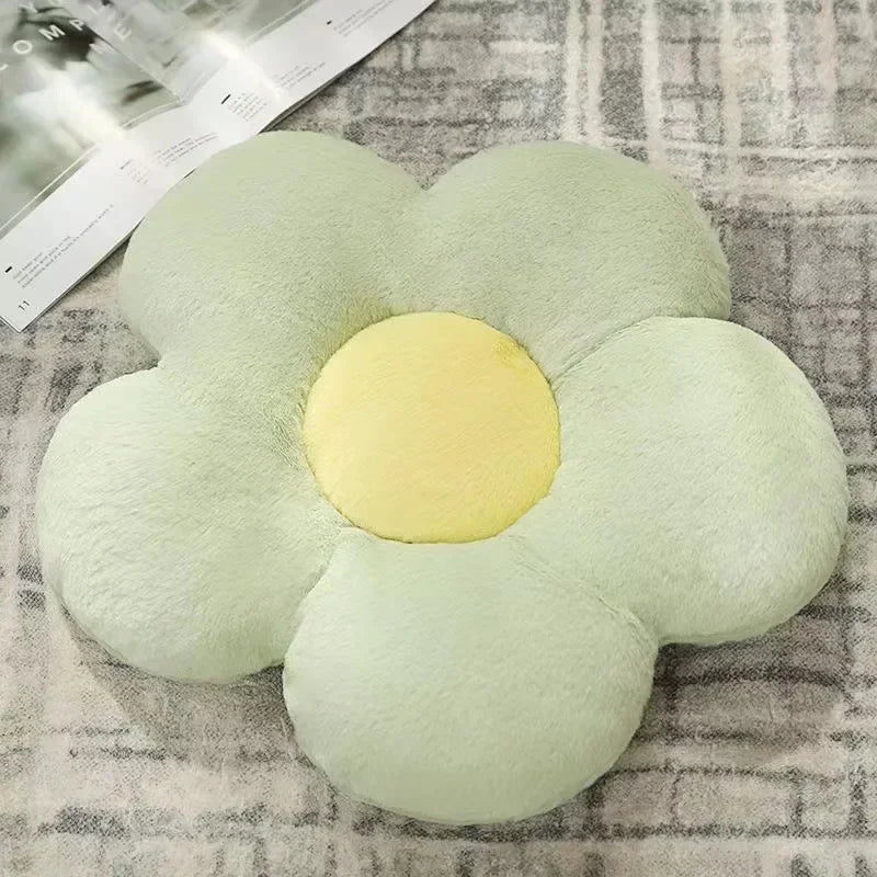 Flower-Shaped Plush Throw Pillow - Comfortable and Cute Mattress and Sofa Decor Cushion, Chair Cushion floor cushion Oasis Select