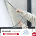 50X50CM 50X100CM Self Adhesive Window Sun Heat Insulation Film for Home Balcony Sunroom Glass Anti UV Sticker Privacy Shade Oasis Select Grey 50X100cm