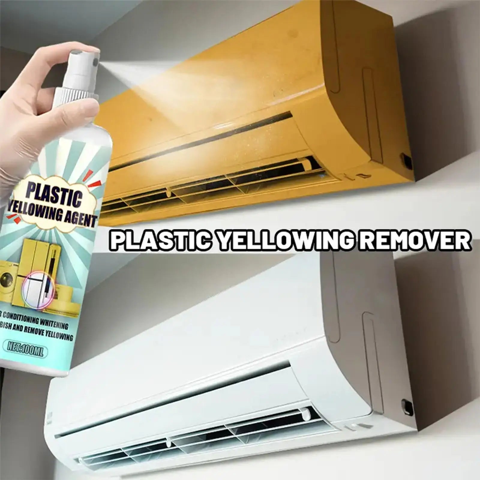100ml Plastic Remove Yellowing Cleaning Agent Air Conditioning Washing Machine Renovation Anti Oxidation Appliances Remove Oasis Select