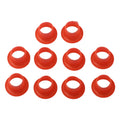 10-Pack Leak-Proof Faucet Sealing Gaskets | Silicone Washers Plumbing Sealing Gaskets Oasis Select Red