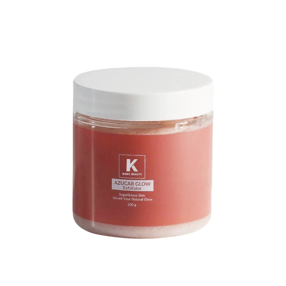 Exfoliator Facial Sugar Scrub Exfoliation Hydration Brightening Control Natural Glow Azucar Glow Exfoliator Facial Sugar Scrub Oasis Select