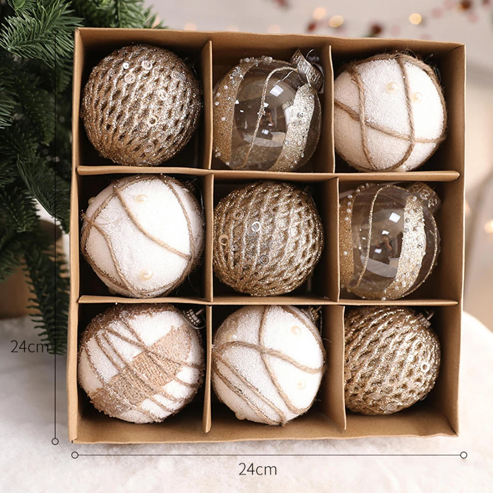 Plastic Christmas Ball Ornaments 3 15 inch 80mm Xmas Baubles Set for Holiday Tree and Event Decor Including Wedding and Party Oasis Select Original D 8cm9 China Mainland