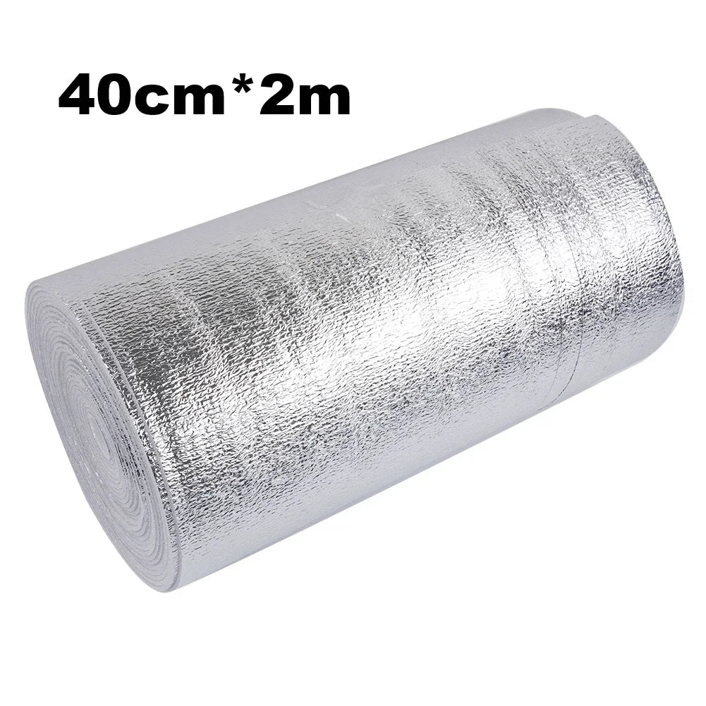 PET Aluminum Foil Radiator Reflective Thermal Insulation Film Roll Thermal Insulation Film Oasis Select 40cm-2m