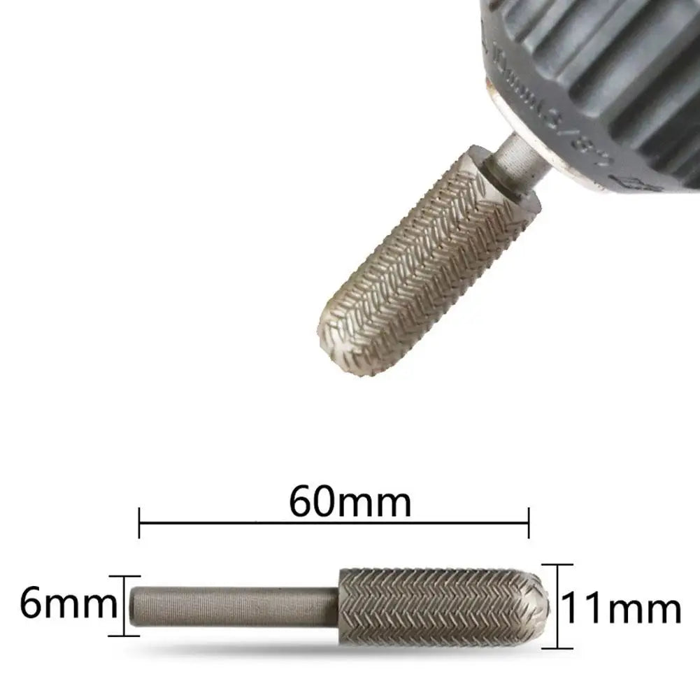 5-Piece Double Cut Carbide Rotary Burr Set | 6mm Shank Rotary Burr Set Oasis Select