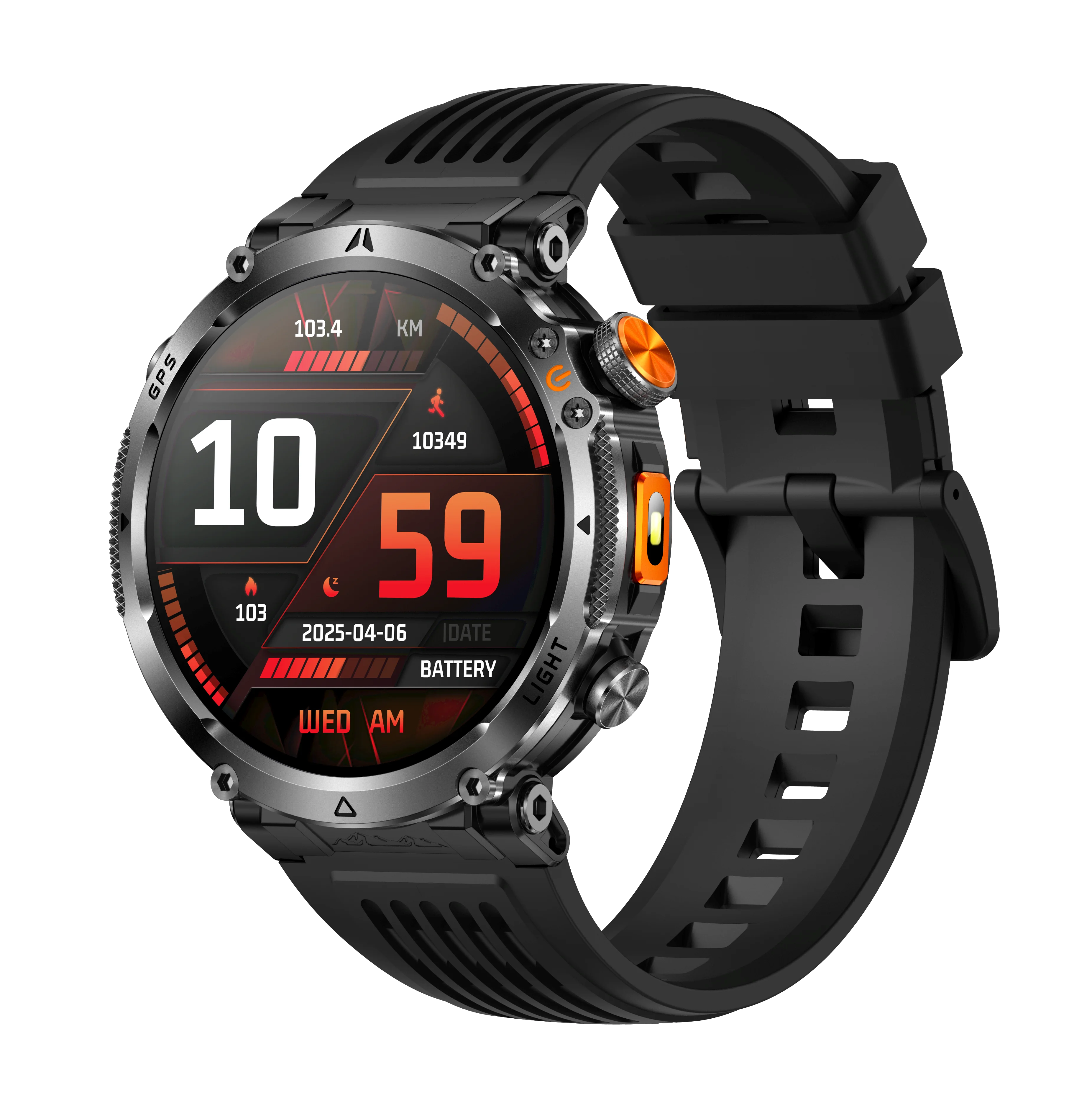 GPS Sports Smartwatch 1.7" HD Bluetooth Call Health Monitor