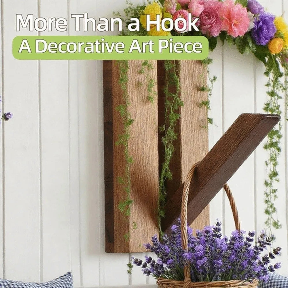 Piano Key Wooden Wall Hook – Foldable Handmade Coat Rack