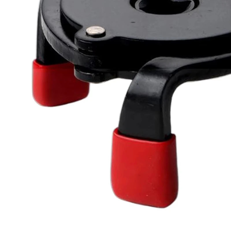 WISH Universal Oil Filter Wrench Adjustable 3 Jaw Oil Filter Removal Tool Three-Jaw Filter Wrench For Car Removing Oil Filter Oasis Select