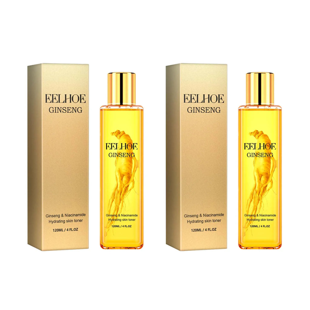 120ml Ginseng Facial Toner Shrink Pore Moisturizing Oil Control Nicotinamide Smoothing Whitening Facial Skin Care Toner Water Oasis Select 2 x 120ml Boxed