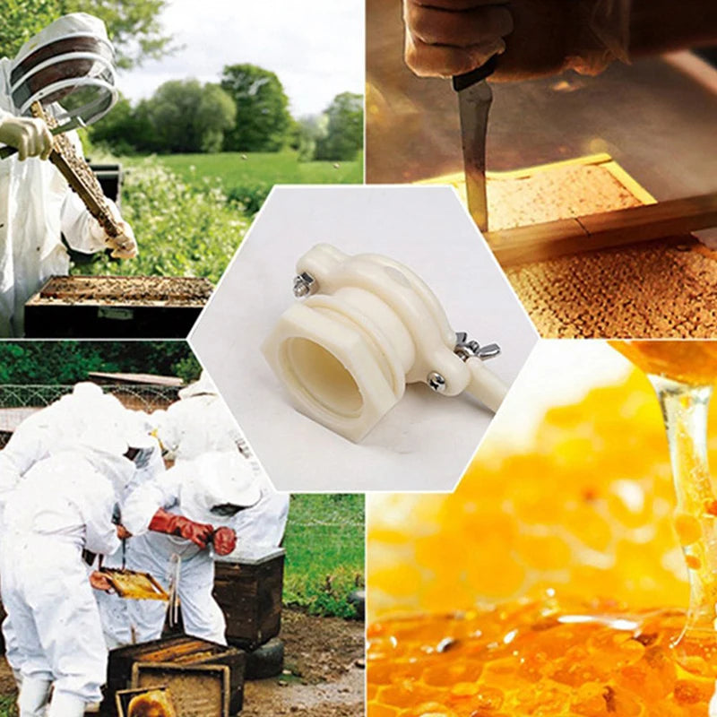 Plastic Honey Gate Valve Honey Extractor Flow Port Gardening Bee Honey Tap Oasis Select