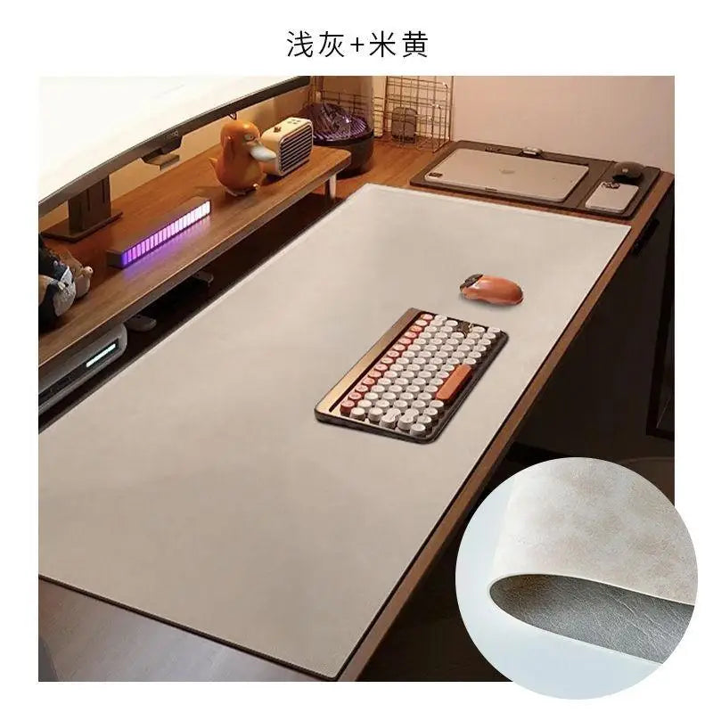 Leather-textured Computer Desk Mat Is Waterproof Dirt-resistant Wear-resistant and Heat-resistant. Mouse Mat and Office Desk Mat Oasis Select A 50CM X 120CM