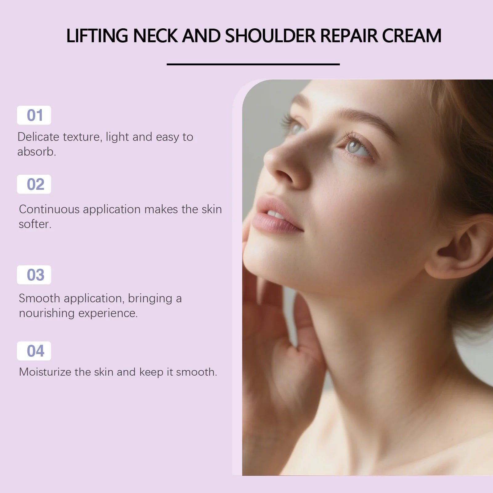 Moisturizing Neck Cream – Lightweight, Hydrating, Non-Greasy Neck Moisturizer Cream Oasis Select