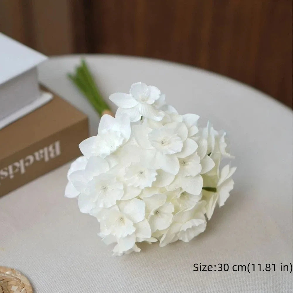 6-Pack Artificial Daffodil Bouquet | Silk Narcissus Flowers