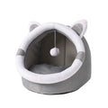 Pet Tent Cave Bed for Cats Small Dogs Self-Warming Cat Tent Bed Cat Hut Comfortable Pet Sleeping Bed Foldable Removable Washable Oasis Select British Shorthair M