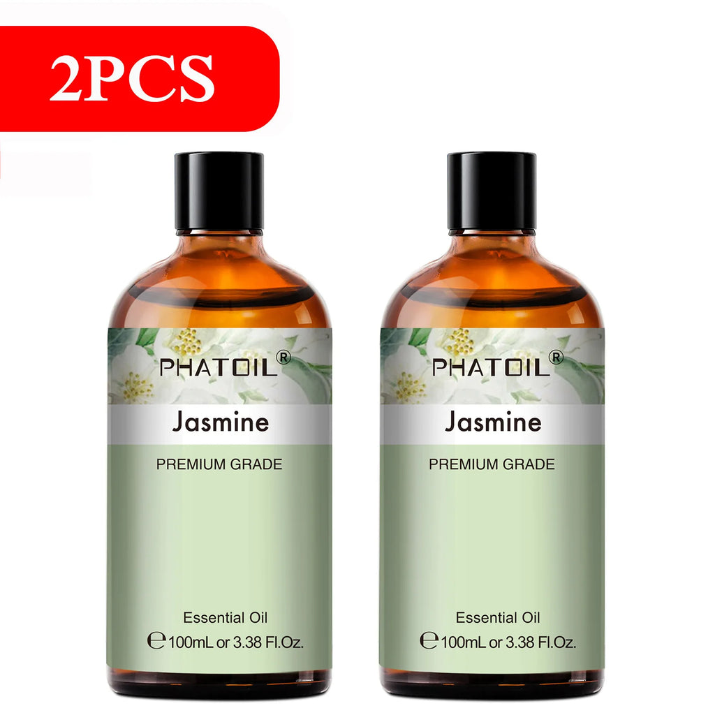 PHATOIL 100ml Pure Essential Oils – Lavender, Eucalyptus & More