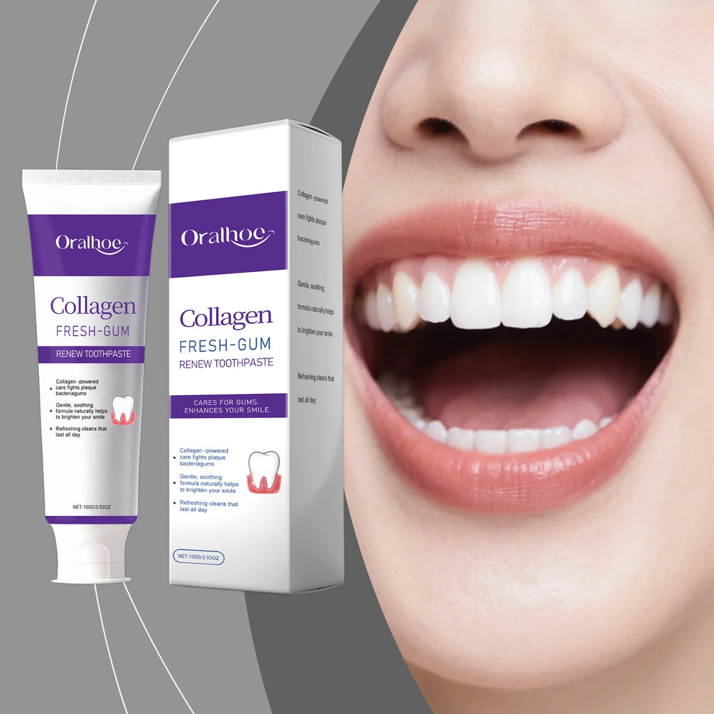 Purple Toothpaste Stain Removal Dental Bleaching Protect Gums Enamel Oral Hygiene Cleaning Fresh Breath Teeth Whitening Tool Oasis Select