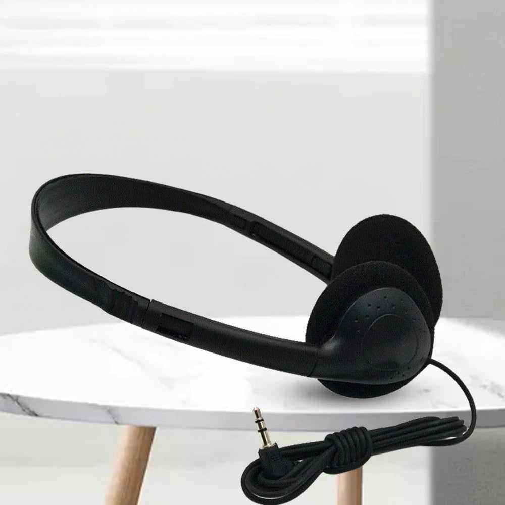 3.5mm Wired Headphones No Microphone PC Gaming Headset Noise Cancelling Sports MP3 Earphones Wired Stereo Headsets Universal Oasis Select