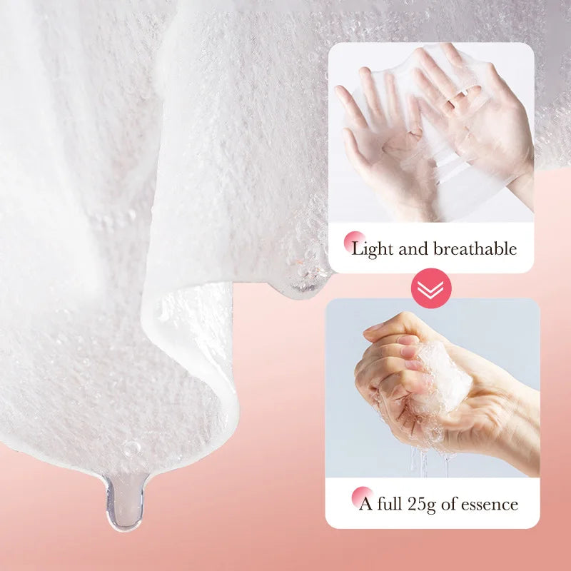 Peach Moisturizing Face Mask 5-Pack – Hydrating Sheet Mask Hydrating Sheet Mask Oasis Select