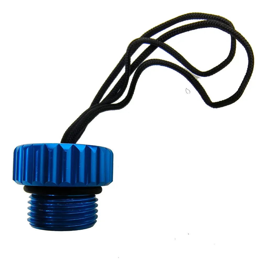 Scuba Diving DIN Tank Valve Threaded Cover Aluminum Dust Plug Protection Cap Oasis Select