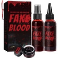 Halloween Scar Wax & Fake Blood Special Effects Makeup Kit Special Effects Makeup Oasis Select B 2 x 60ml and 40g