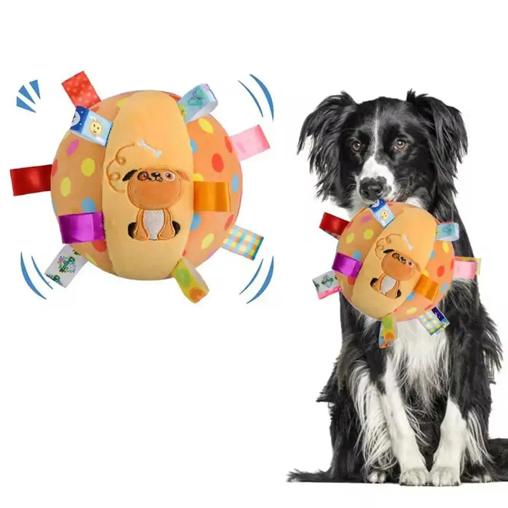 Interactive Ball Toy with Sound for Small Large Dogs Chewers Training Decompress Cleaning Tooth Boredom Relieving Pet Supplies Oasis Select