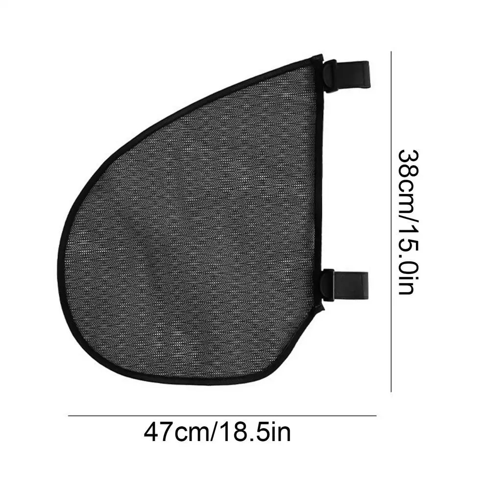 Stroller Mesh Bags Adjustable Straps Universal Non-Slip Side Sling Stroller Cargo Net for Travel Walking Outings Camping Picnic Oasis Select Black 1PC
