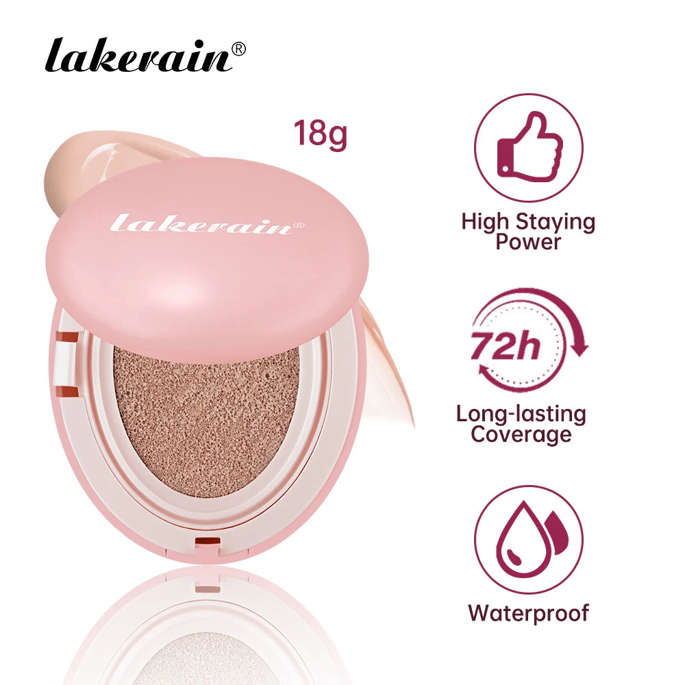 Semi-matte CC Cream Cushion Natural Concealer Whitening Long-lasting Creamy Texture Foundation Face Base Makeup Cosmetics Oasis Select