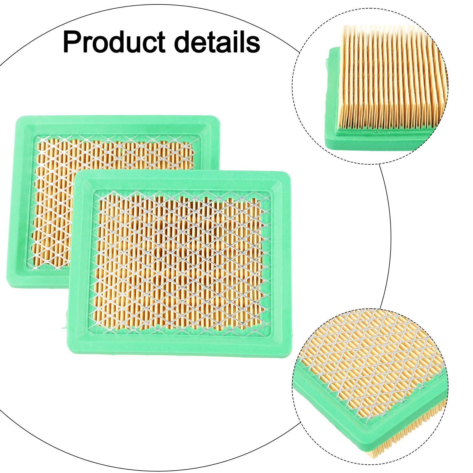 2-Pack Air Filter for FX-RM 4639 5196 1855 5.5 RM1850E1004 Lawn Mower Air Filter Oasis Select