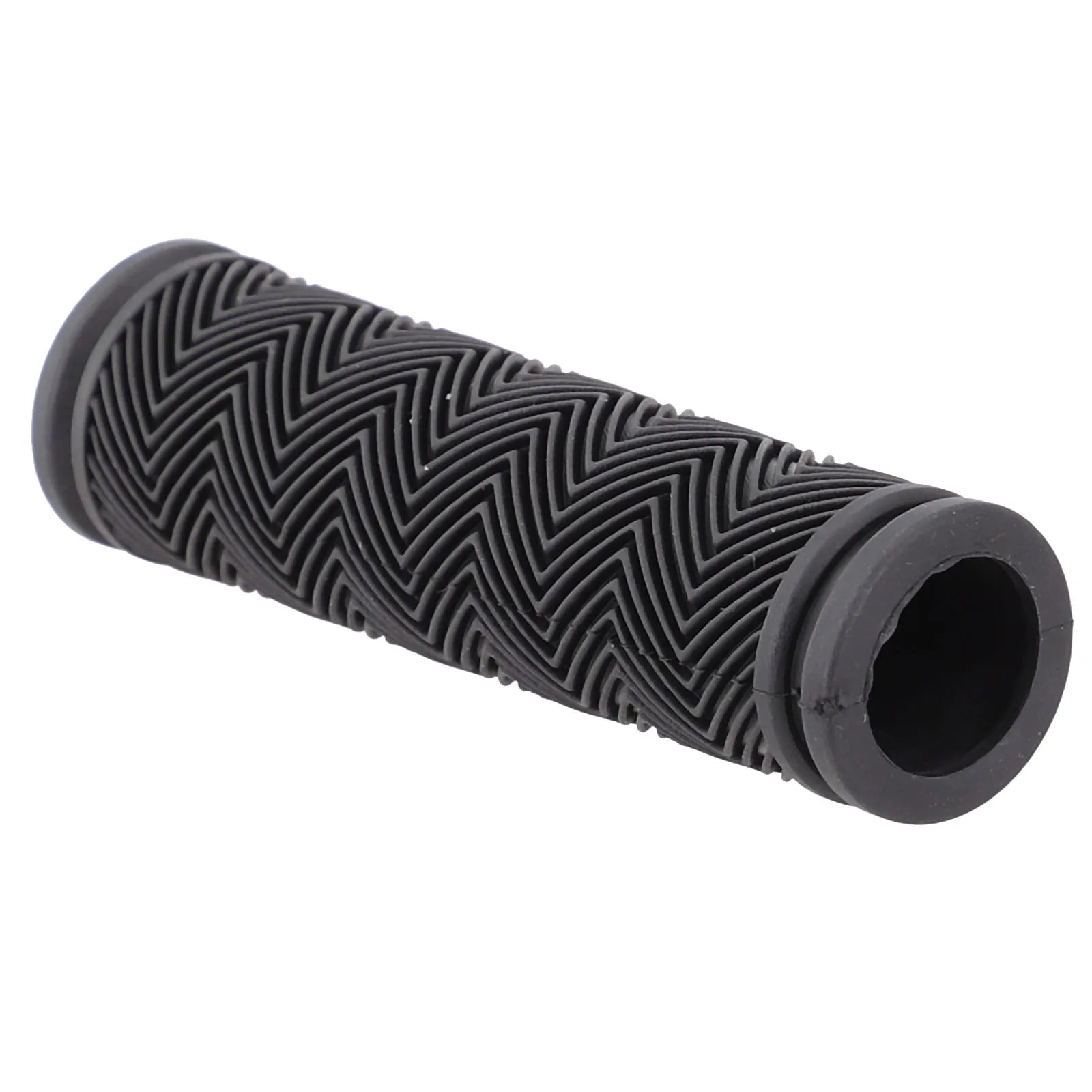 2PCS Black Mountain Bike Handlebar Grip Soft Rubber Non-Slip MTB Grips 22.2x117mm Anti-skid Bicycle Grips For Cycling DIY Decor Oasis Select