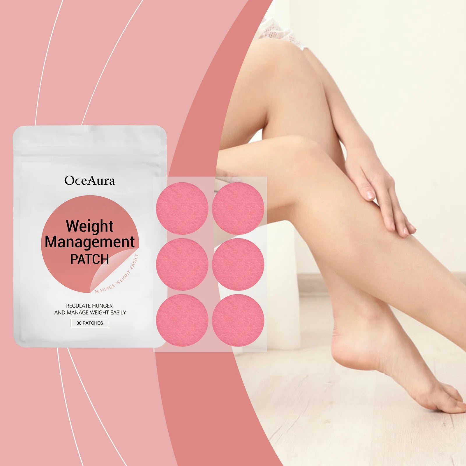 Weight Management Patch Body Slimming Suppressing Appetite Burning Fat Improve Stomach Enhacne Metabolism Weight Loss Patches Oasis Select