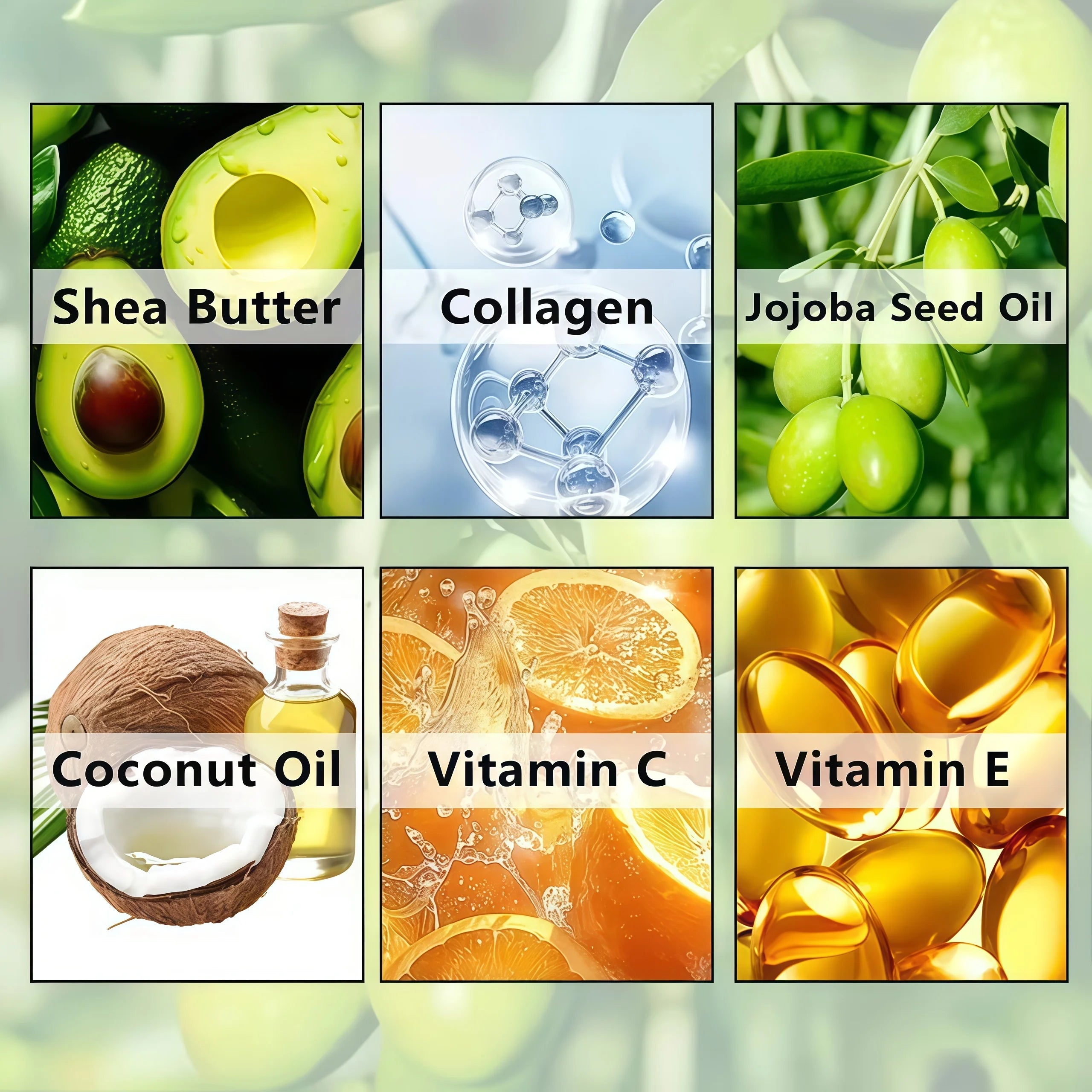 Collagen Firming Cream | Jojoba Oil, Vitamin C & E, Coconut Oil