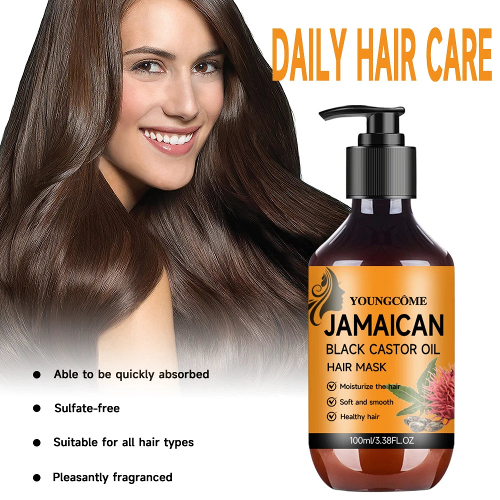 Black Castor Oil Hair Mask – Deep Conditioning Treatment 100ml Hair Conditioning Mask Oasis Select