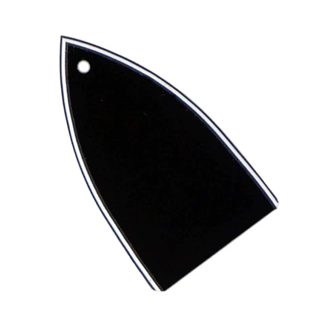 1x Electric Guitar Truss Rod Cover 1 Hole 3 Ply Truss Rod Cover Plate For Electric Guitars Replacement Accessorys Black Parts Oasis Select