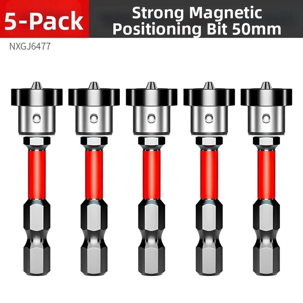 Cross Positioning Screwdriver Bits Multifunctional Magnetic S2 Drywall Screw for Plasterboard Head Drilling Tools Oasis Select 5pcs