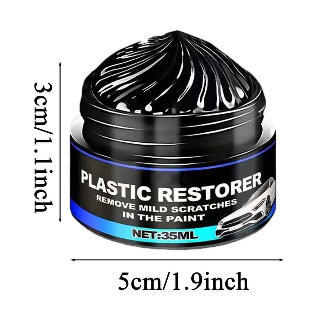 35ml Tire Polishing Paste Protective Polishing Powerful with Sponge Tire Wax Black Wheel Shine for Car Sedan RV Truck Automotive Oasis Select