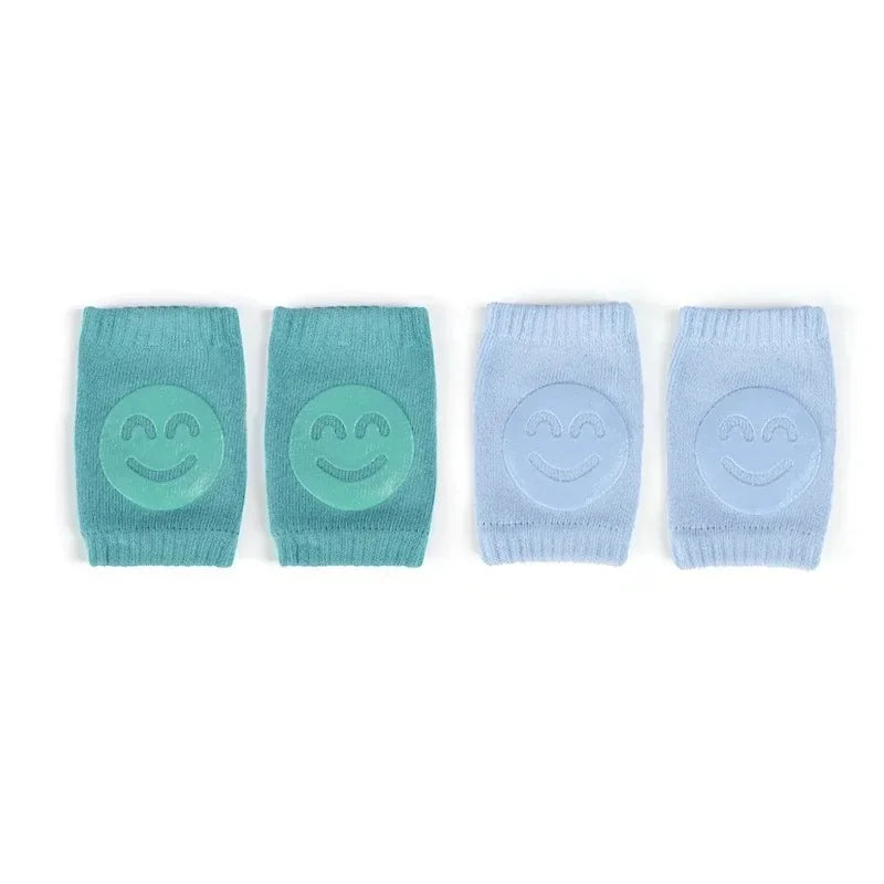 Baby Knee Pad Kids Safety Crawling Elbow Cushion Infants Toddlers Protector Safety Kneepad Leg Warmer Girls Boys Oasis Select green-blue