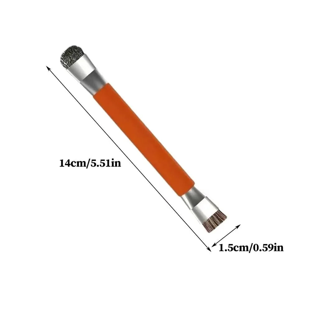 New ESD Safe Safe Brush Anti-Static Steel Wire Brush Circuit Board Cleaner Precision Keyboard Cleaning Tools Piano Maintenance Oasis Select Orange