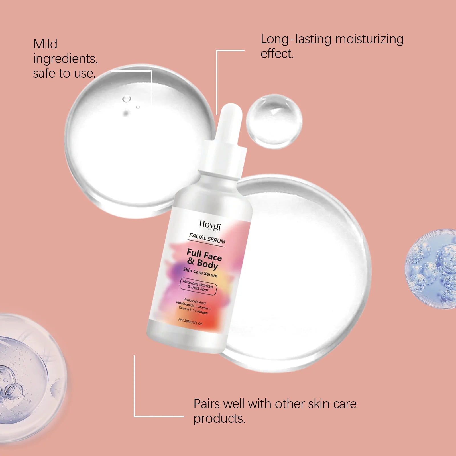 Hoygi Vitamin Essence Serum – Hydrate, Firm & Shrink Pores