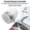 Universal Water Tap Faucet Adapter Shower Anti Splash Head Rotatable Bubbler Fittings Sink Faucet Extender Kitchen Accessories Oasis Select Default Title