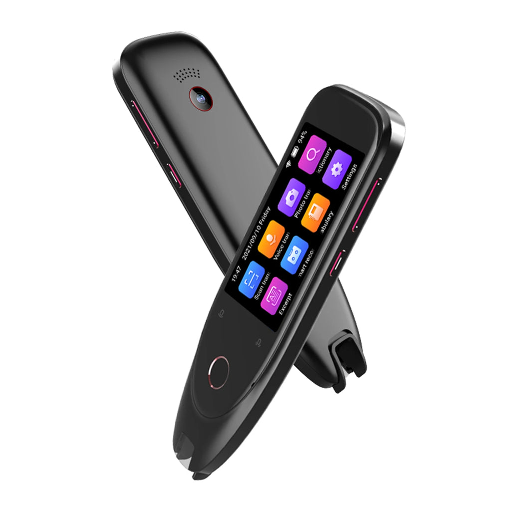 Multilingual Translation Pen Scanner 112 Languages Text Scanning Reading Device with Noise Reduction Recording Voice Translation Oasis Select