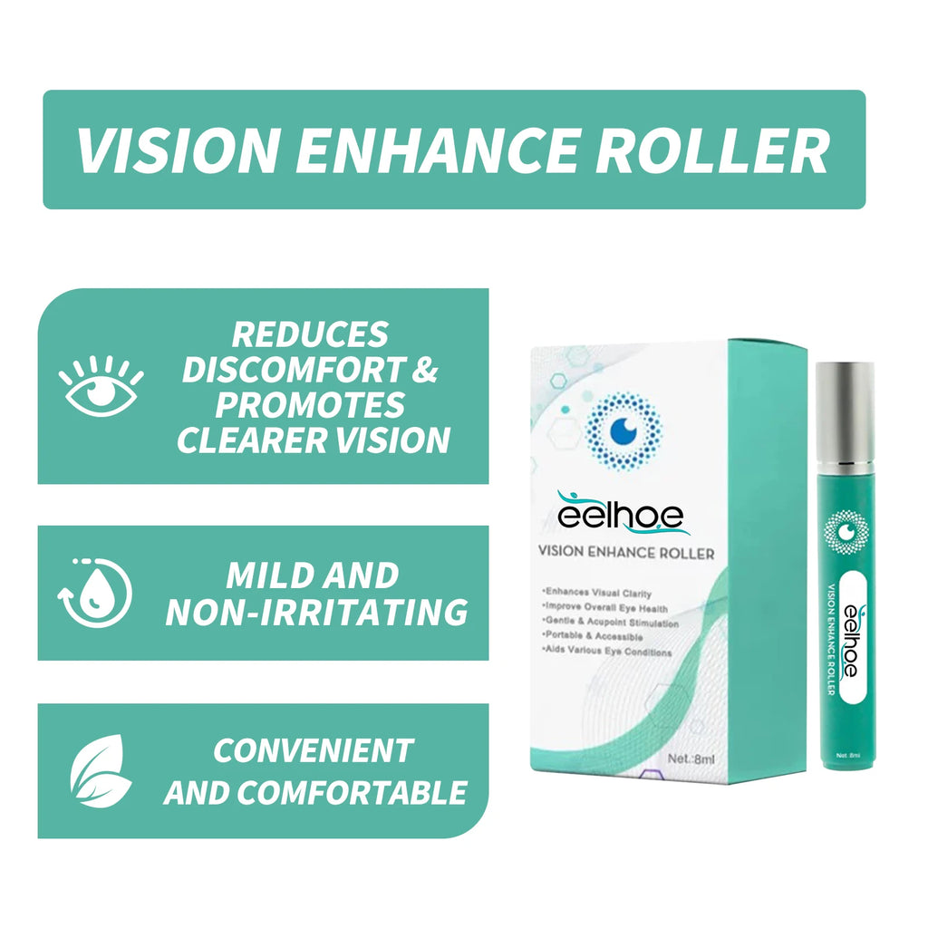 Eelhoe Cooling Eye Massage Roller – Fatigue & Dryness Relief