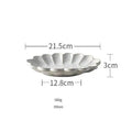 Retro Flower Shape Ceramic Dinner Plate Tableware Steak Dish Fish Long Tray Salad Rice Soup Noodles Bowl Oasis Select Small Platter