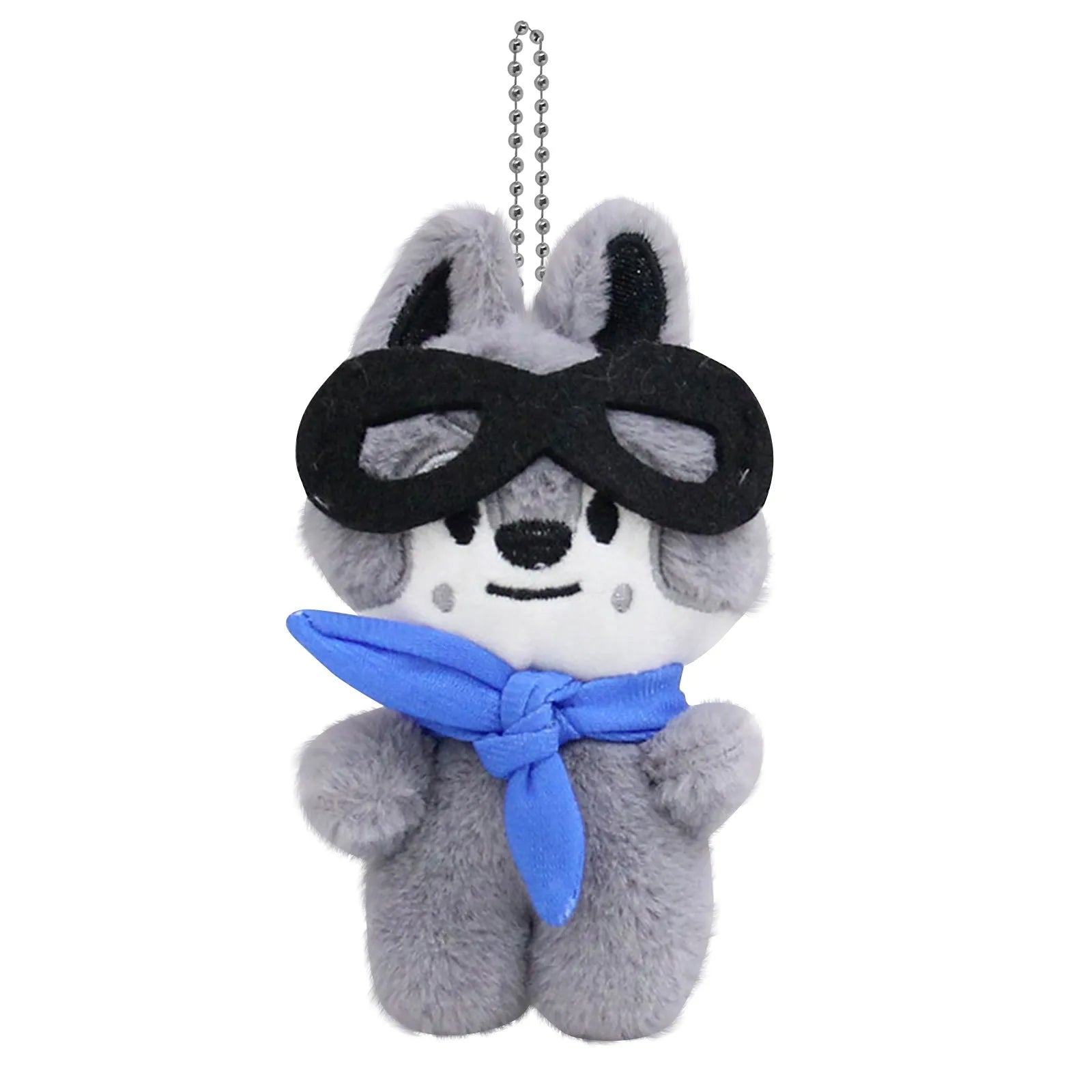 Cute Animal Plush Keychains – Rabbit, Husky & Chicken 6-Pack Plush Animal Keychain Oasis Select H One Size