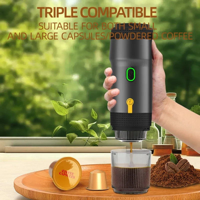 URGGU Portable Automatic Espresso Capsule Coffee Machine