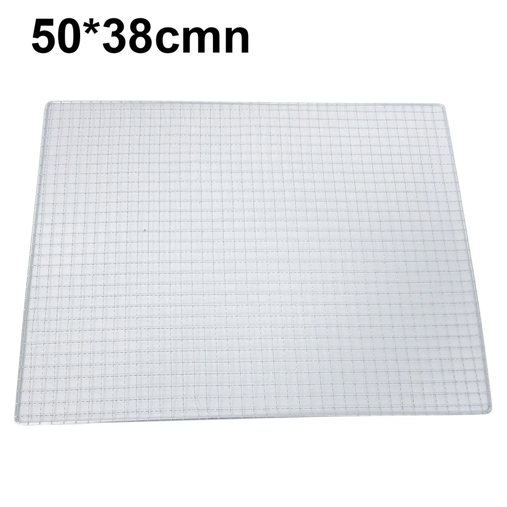 BBQ Grill Mesh Grate – Stainless Steel Grid for Camping & BBQ BBQ Grill Grate Oasis Select