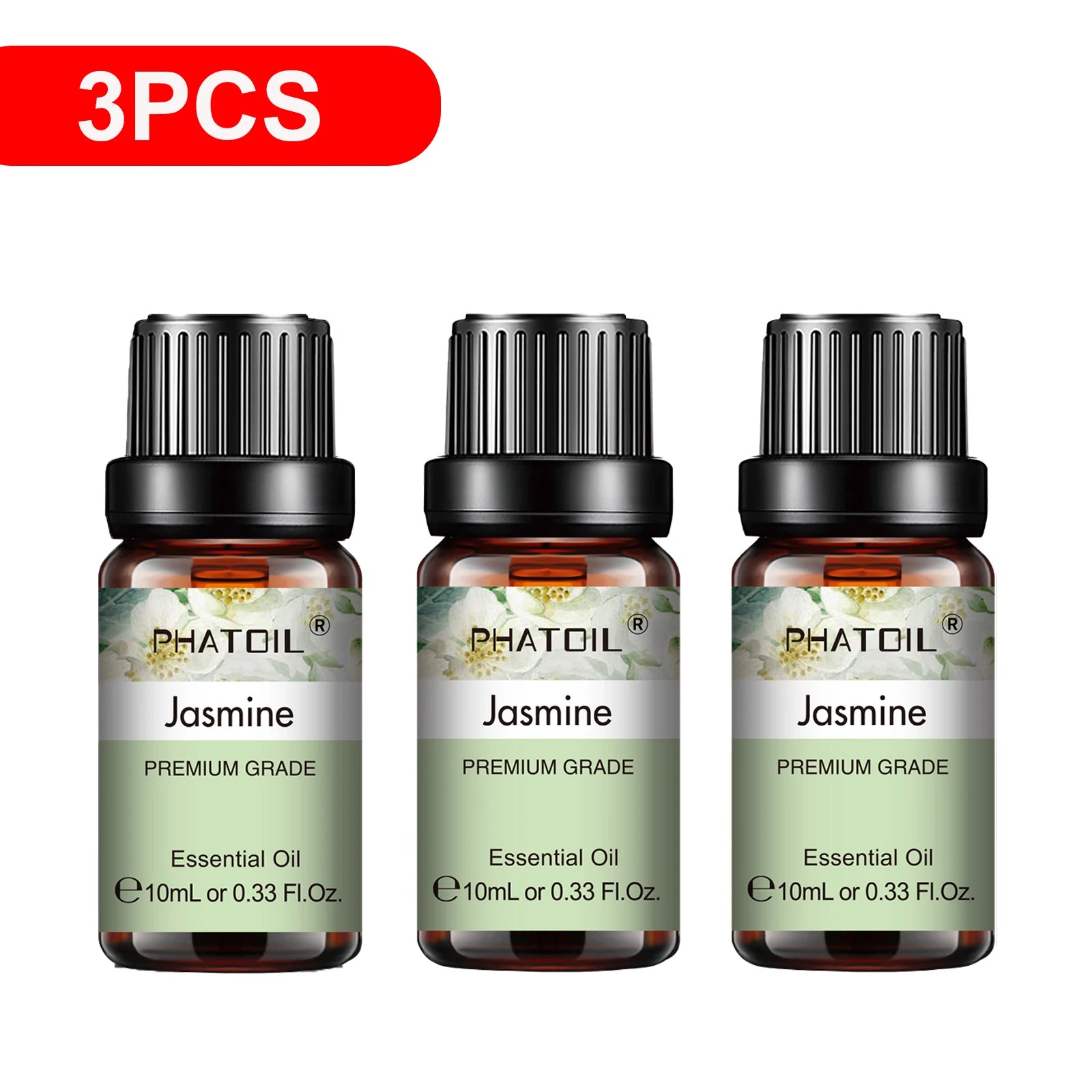 PHATOIL 3-Pack Essential Oils Gift Set | 10ml Aromatherapy Oils